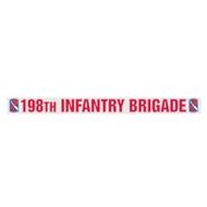 198th Infantry Brigade Decal